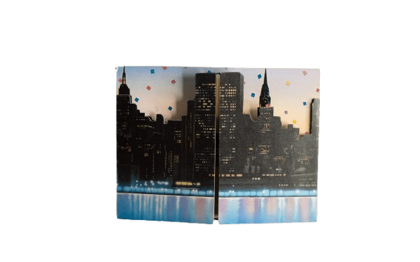New York Skyline Folding Card