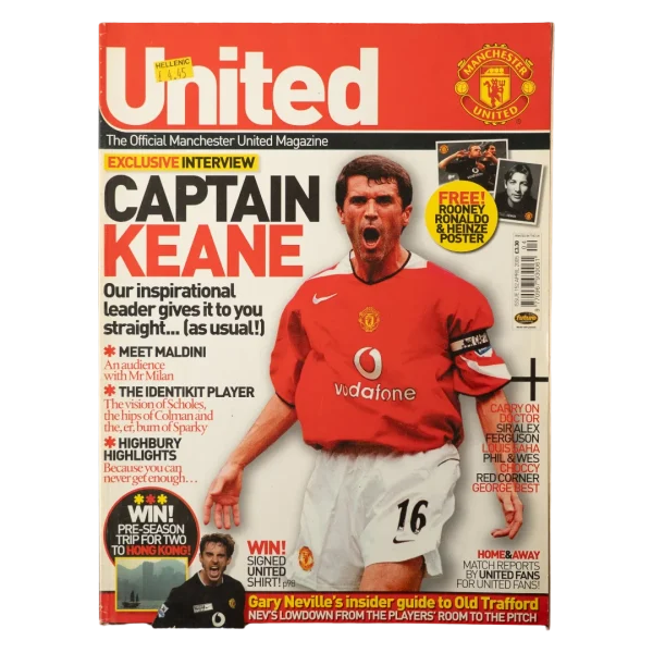 2005 Manchester United Magazine Issue Roy Keane Cover