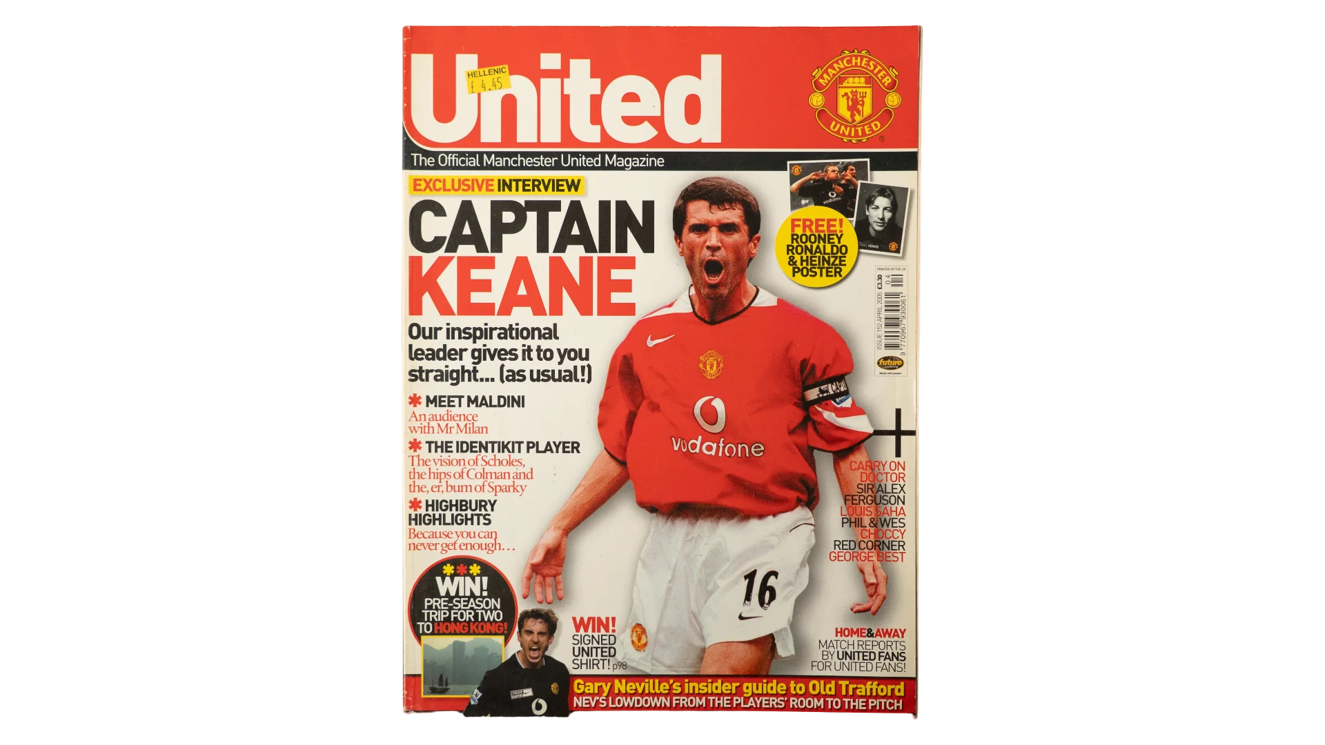 295 DSC00436 295 295 2005 Manchester United Magazine Issue Roy Keane Cover - Image 1