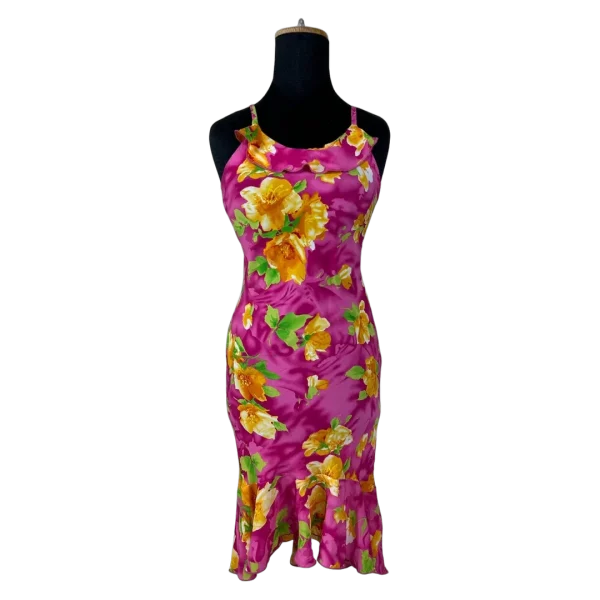 Great Escape Floral Back-Tie Dress - Small/Medium