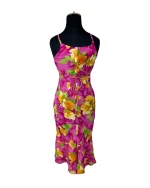 Great Escape Floral Back-Tie Dress - Small/Medium - Image 3