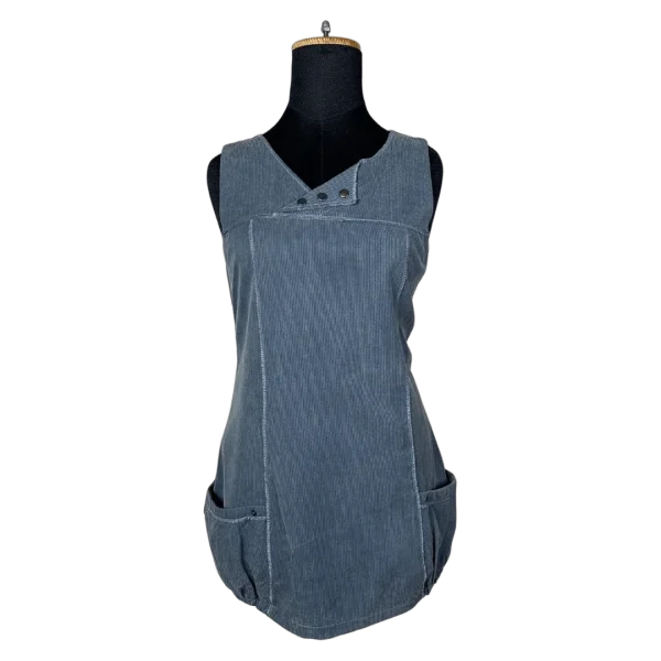 Renatto Bene Paris Corduroy Dress with Side Pockets - Medium