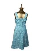Blue Floral Midi Dress - Fits Like Medium/Large - Image 3