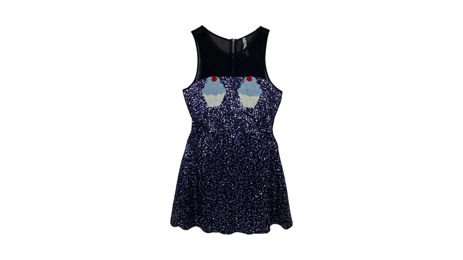 314 FNK305_01 Y2K Belle Sequin Cupcake Dress - Medium - Image 1