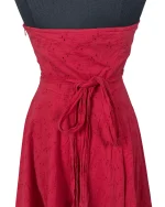 Crossroads Halter Neck Red Dress - Size 10 - Image 4