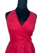 Crossroads Halter Neck Red Dress - Size 10 - Image 5