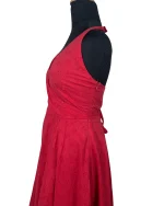 Crossroads Halter Neck Red Dress - Size 10 - Image 7