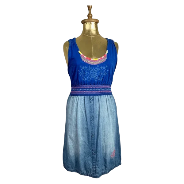 Y2K Cache Cache Denim Spirit Dress - Small