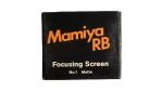 Mamiya RB Focusing Screen No. 1 Matte