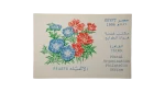 1996 Egyptian Feasts Floral First Day Cover