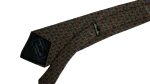 Stefano Ricci Brown Blue Floral Medallion Necktie - Image 4
