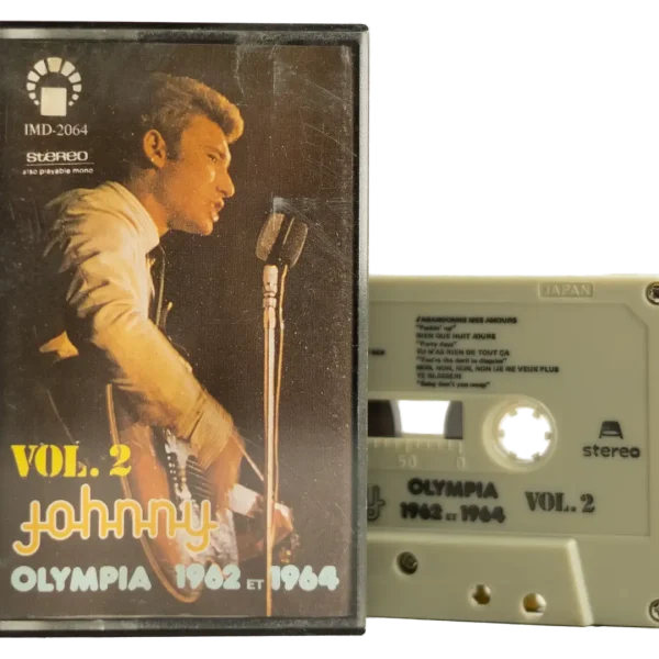 Johnny Hallyday - Olympia 1962 and 1964 Vol. 2 Cassette Tape