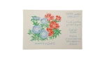 1996 Egypt Postal Service Stamp Cover Feasts Floral Theme