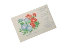 1996 Egypt Postal Service Stamp Cover Feasts Floral Theme - Image 2