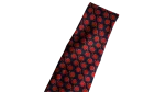 Lanvin Navy Red Circular-Pattern Necktie - Image 2