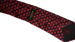 Lanvin Navy Red Circular-Pattern Necktie - Image 4