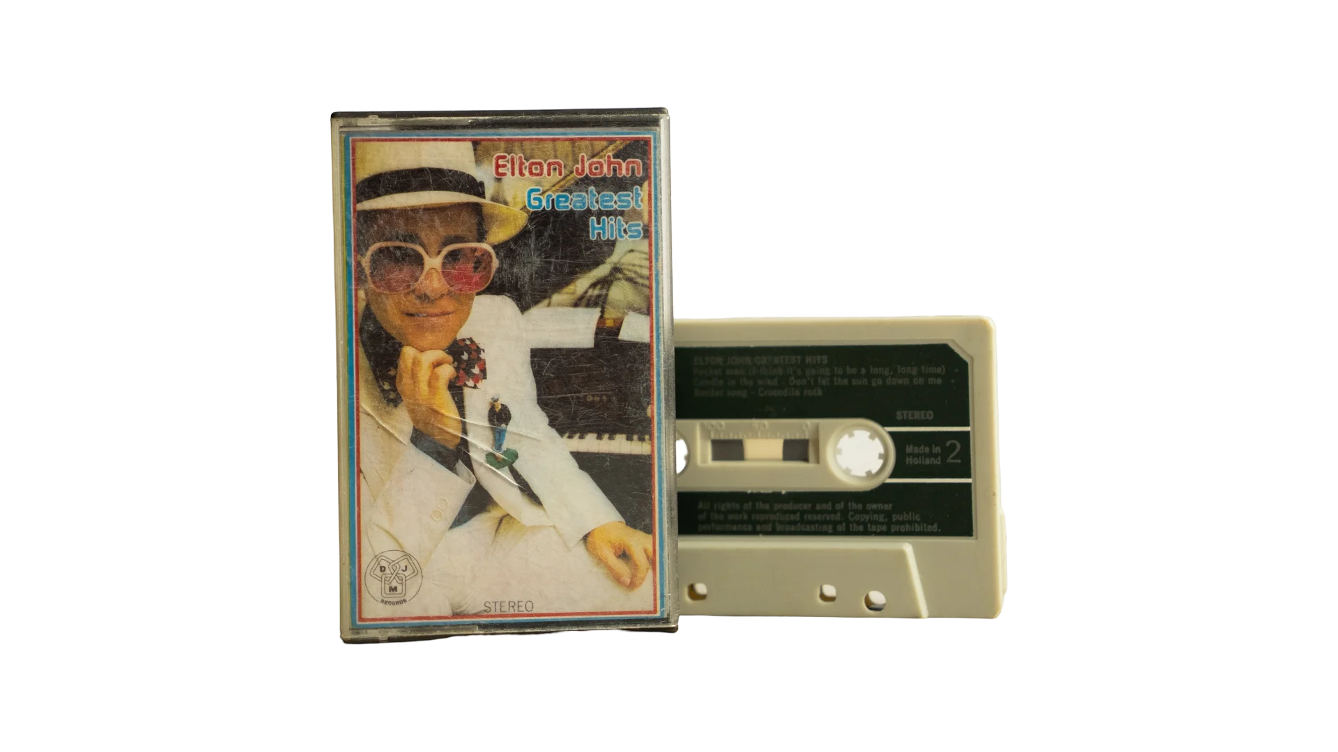 50 DSC07145 Elton John - Greatest Hits Cassette Tape - Image 1