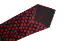 Lanvin Navy Red Circular-Pattern Necktie - Image 5