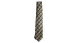 Laura Biagiotti Black Cream Paisley Stripe Necktie