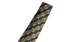 Laura Biagiotti Black Cream Paisley Stripe Necktie - Image 3