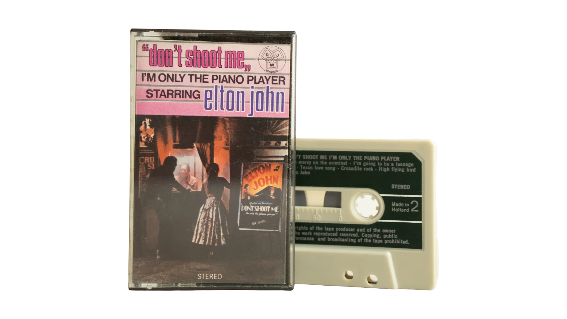 55 DSC07150 Elton John - Don't Shoot Me Cassette Tape - Image 1