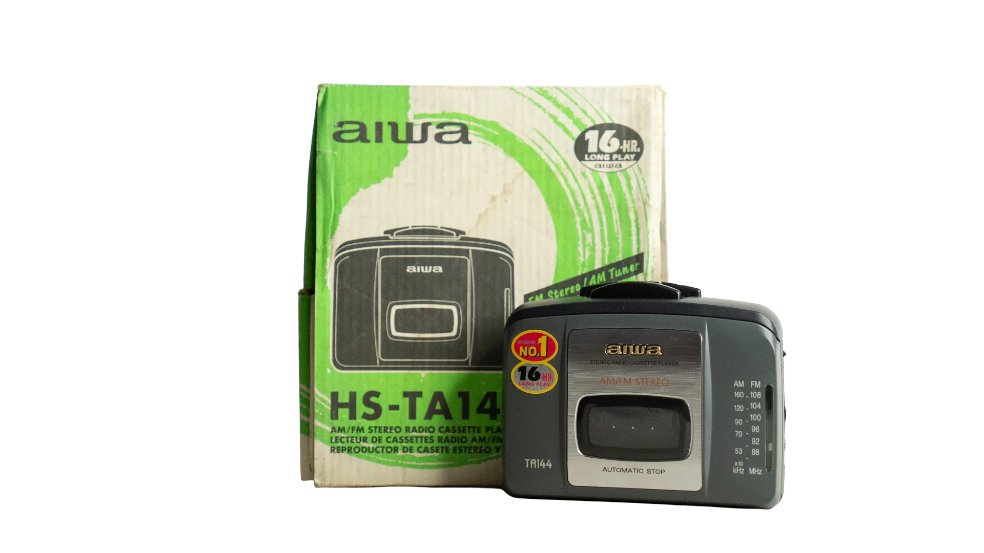 57 DSC00727 57 Aiwa HS-TA144 Radio Cassette Player - Image 1