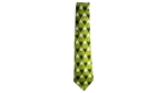 Lanvin Green Diamond-Pattern Necktie