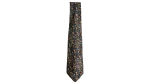 Nina Ricci Navy Multicolored Floral Necktie