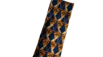 Lanvin Navy Gold Geometric Necktie - Image 2