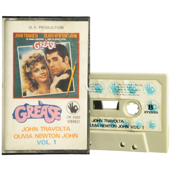 John Travolta and Olivia Newton-John - Grease Vol. 1 Cassette