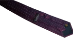 Ermenegildo Zegna Burgundy White-Dot Necktie - Image 4
