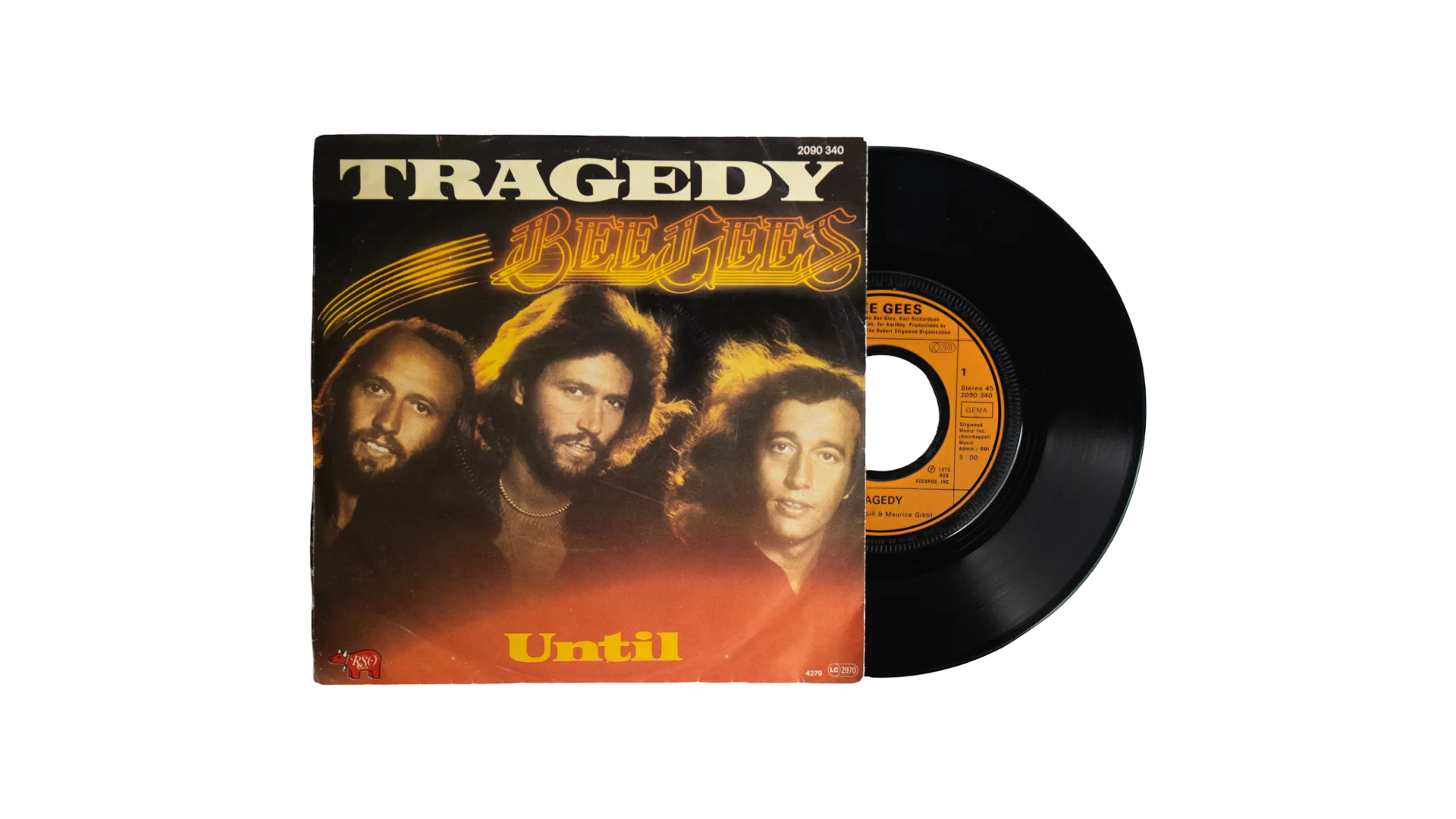 87 DSC09053 87 Bee Gees - Tragedy Vinyl - Image 1