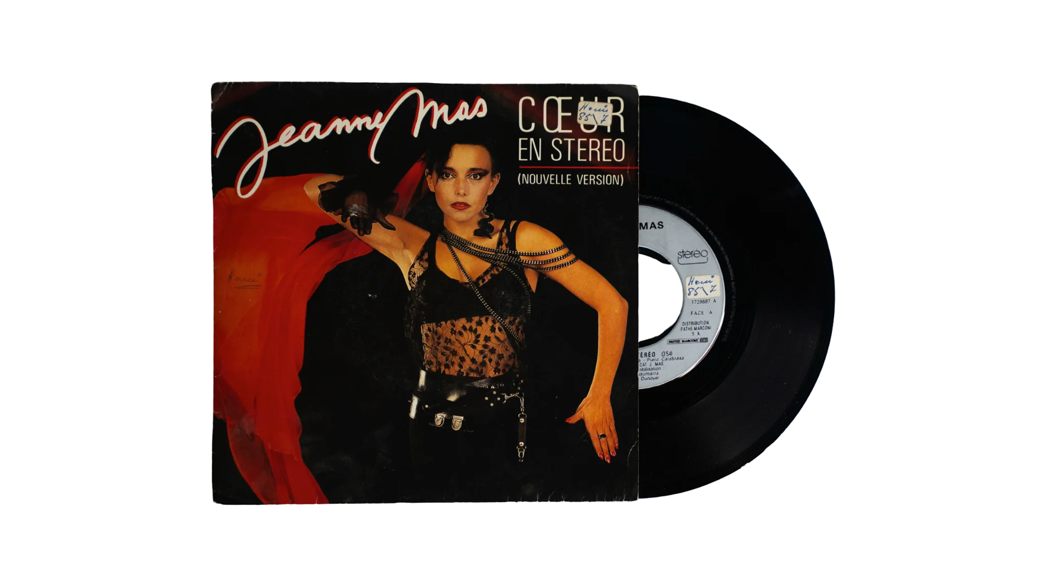 91 DSC09491 91 Jeanne Mas - Coeur en Stereo Vinyl Record - Image 1