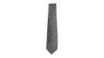 Valentino Garavani Black White Circular-Pattern Necktie