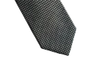 Valentino Garavani Black White Circular-Pattern Necktie - Image 4