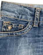 Y2K EDC Denim Mini Skirt - Image 3
