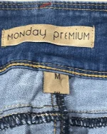 Y2K Monday Premium Denim Mini Skirt - Image 7