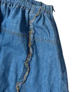 North Style Denim A-Line Midi Skirt - Image 2