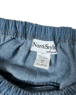 North Style Denim A-Line Midi Skirt - Image 4