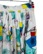 Brigitte Both Pleated Midi Skirt - Image 3