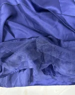 Pleated Satin Mini Skirt with Tulle Layers - Image 6