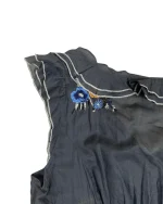 Y2K Ruffle Trim Embroidered Sheer Top - Image 8