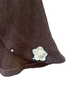 Mini Magic Single Button Embroidered Top - Image 4
