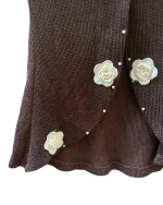 Mini Magic Single Button Embroidered Top - Image 5