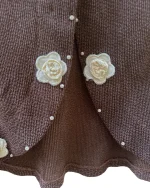 Mini Magic Single Button Embroidered Top - Image 7