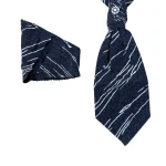 Vest, Slip-on necktie & Pocket Square Set - Image 2