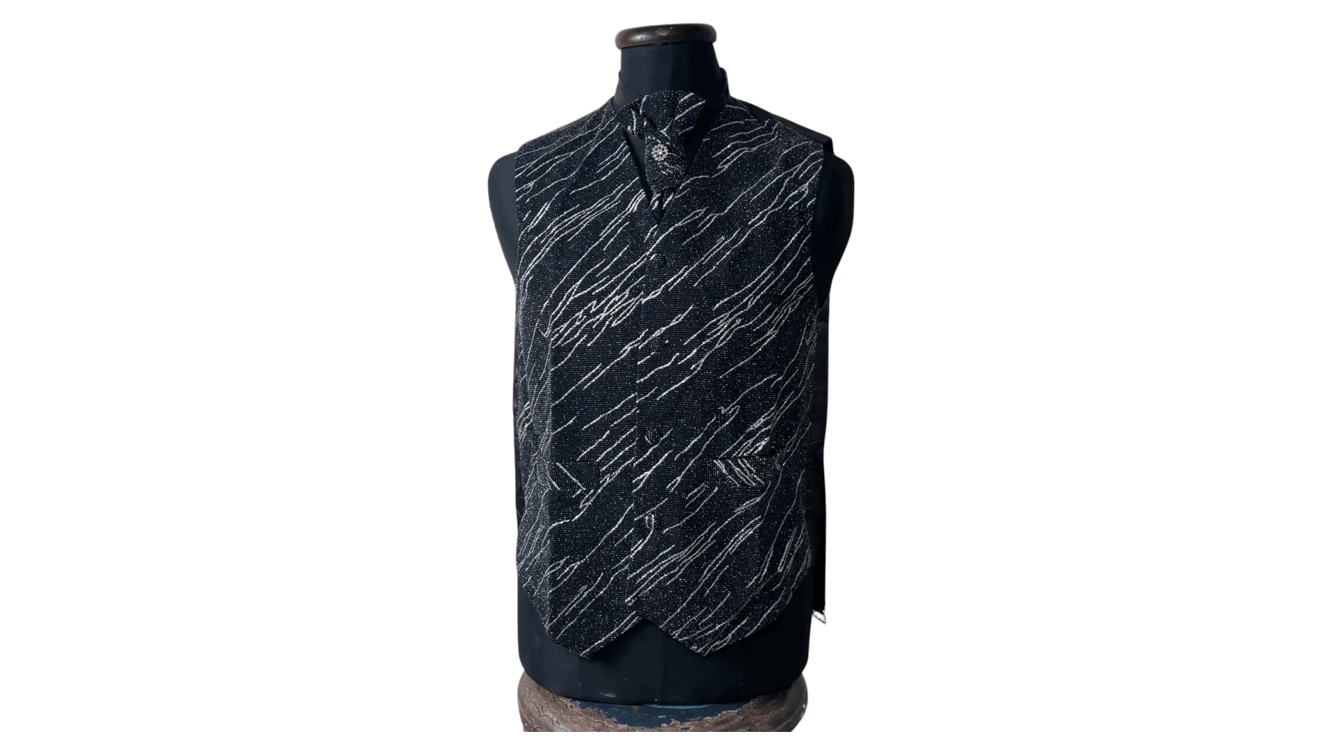 FNK315 Vest, Slip-on necktie & Pocket Square Set - Image 1