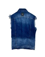 Mario Morato Studded Denim Vest with Raw Edges - Image 16