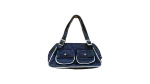 Y2K Denim Pocket Shoulder Bag