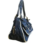 Y2K Denim Pocket Shoulder Bag - Image 4